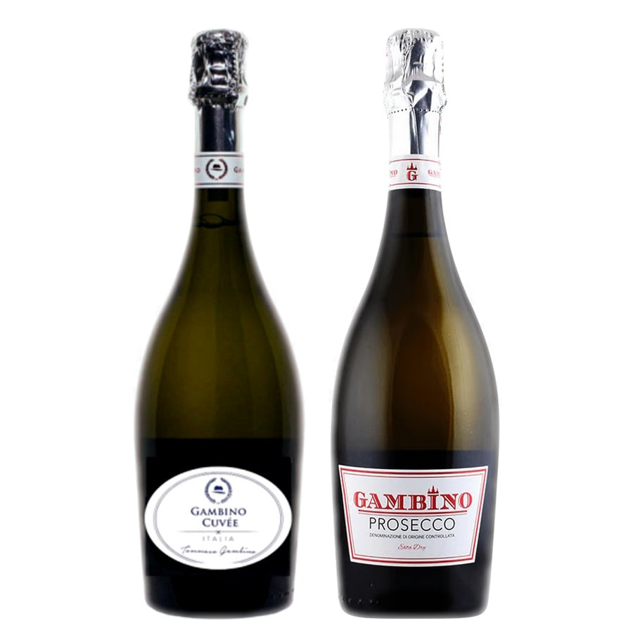 Gambino Cabernet Sauvignon Rispetto Puglia and Gambino Prosecco Extra Dry