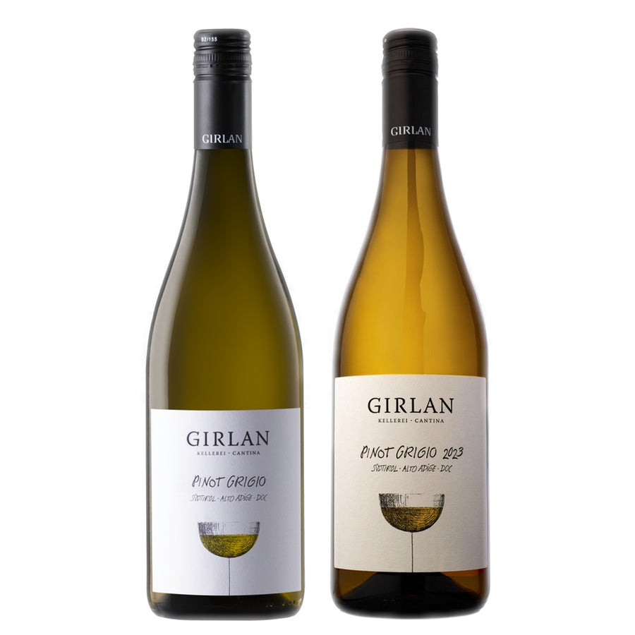 Girlan Chardonnay Alto and Girlan Pinot Grigio Alto Adige
