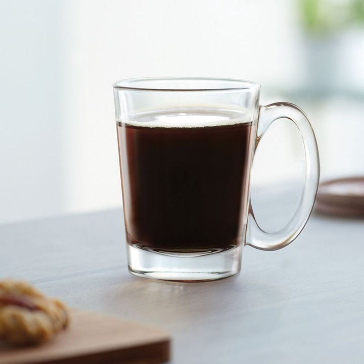 Glass Coffee/Tea Mug - 10.5oz - Set of 6 - BottleBuzz