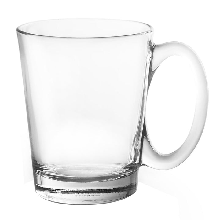 Glass Coffee/Tea Mug - 10.5oz - Set of 6 - BottleBuzz