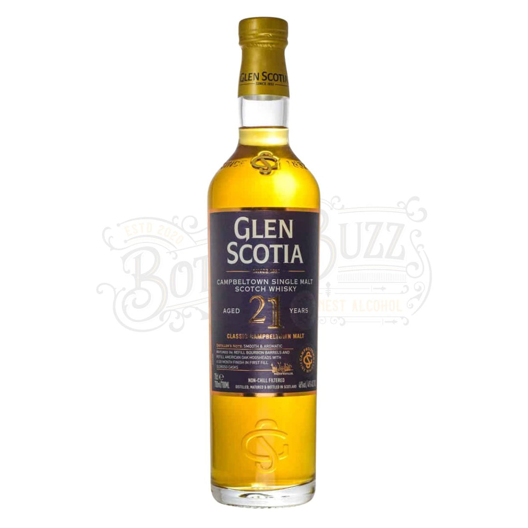 Glen Scotia 21 Year Single Malt Scotch Whiskey - BottleBuzz