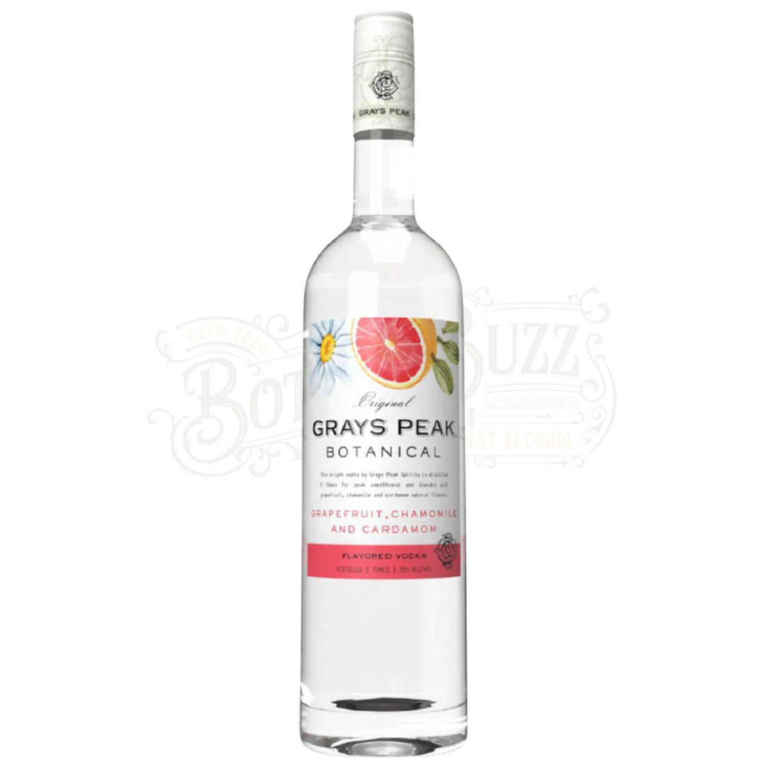 Grays Peak Grapefrrot Cham Card Vodka - BottleBuzz