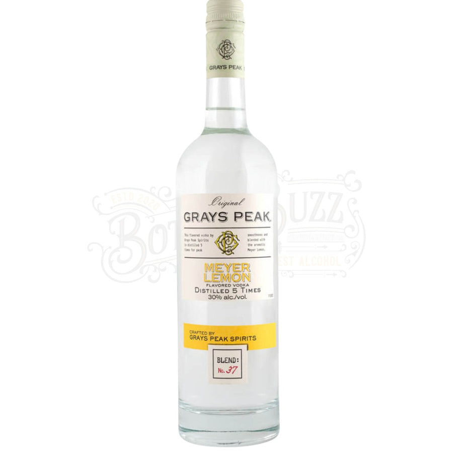 Grays Peak Meyer Lemon Vodka - BottleBuzz