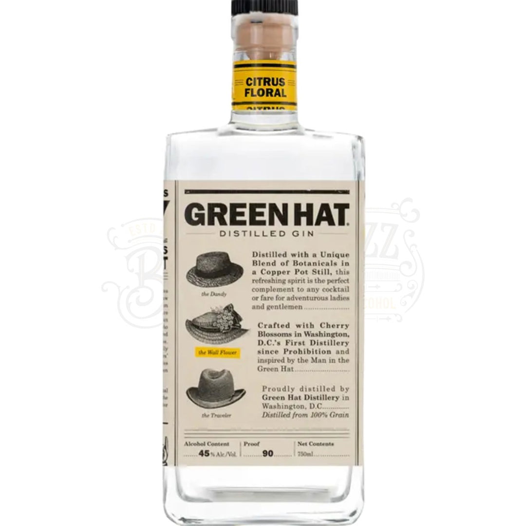 Green Hat Citrus Floral Gin - BottleBuzz