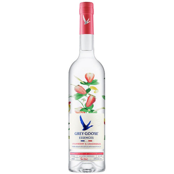 Grey Goose Strawberry & Lemongrass Flavored Vodka Essences - BottleBuzz