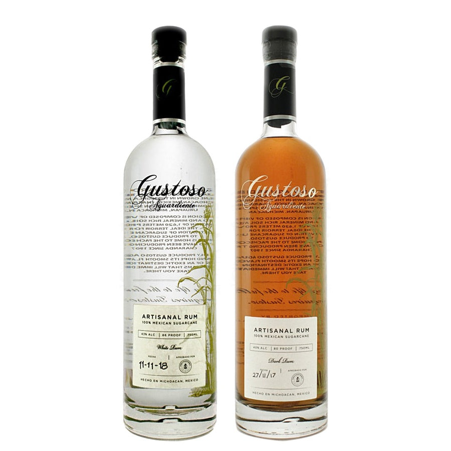 Gustoso Aguardiente Artisanal Rum and Gustoso Aguardiente Artisanal Rum Dark Rum