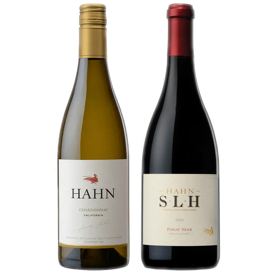 Hahn Chardonnay and Hahn SLH Pinot Noir