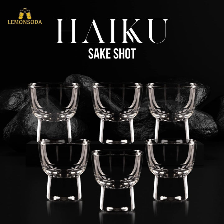 Haiku Sake Shot Glasses - (60 mL / 2 fl. oz.) - BottleBuzz