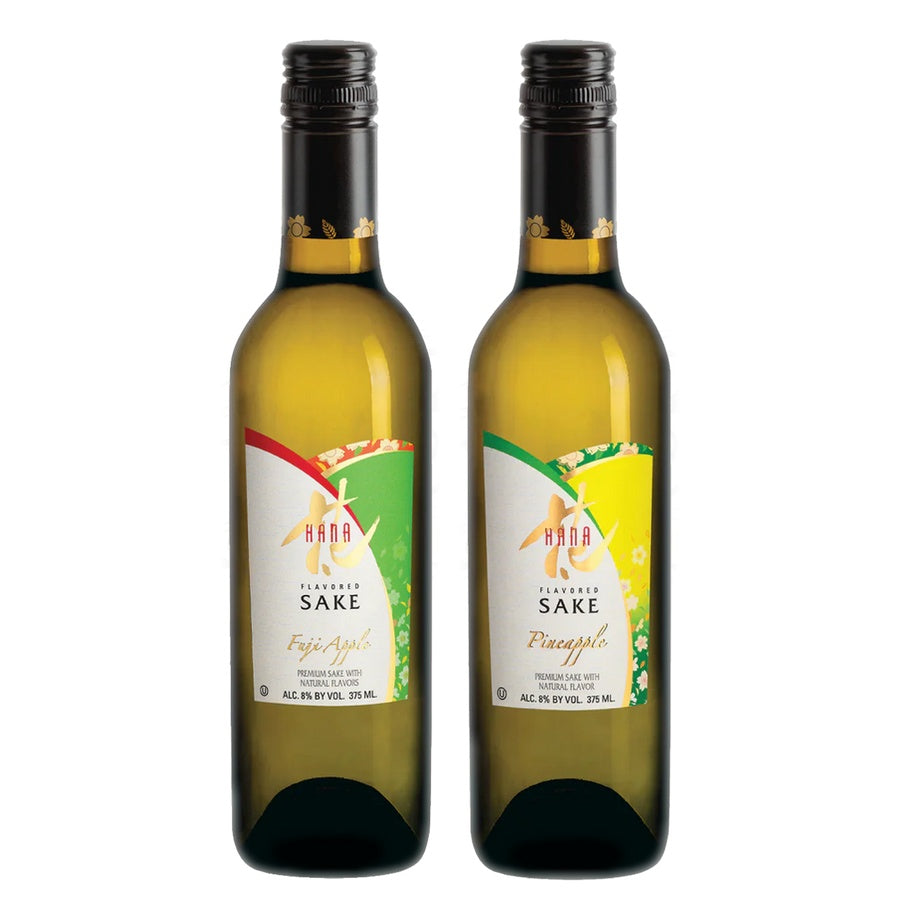 Hana Fuji Apple Flavored Sake and Hana Pineapple Flavored Sake