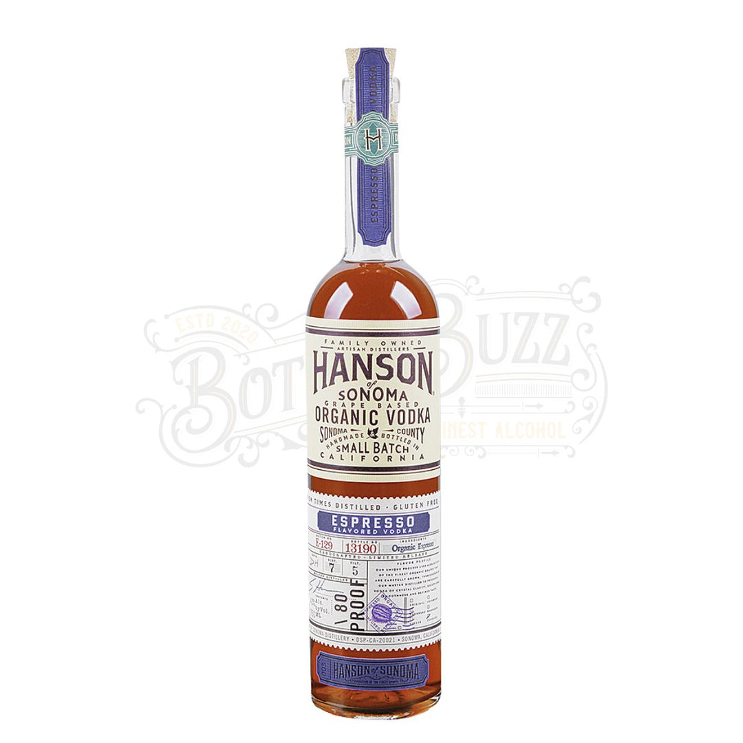 Hanson of Sonoma Organic Espresso Vodka 750ml - BottleBuzz