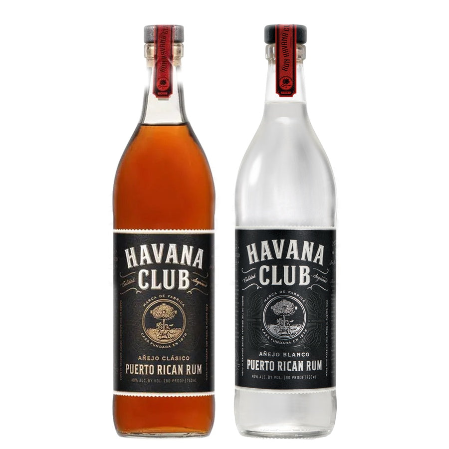Havana Club Anejo Clasico Rum and Havana Club Light Rum Anejo Blanco