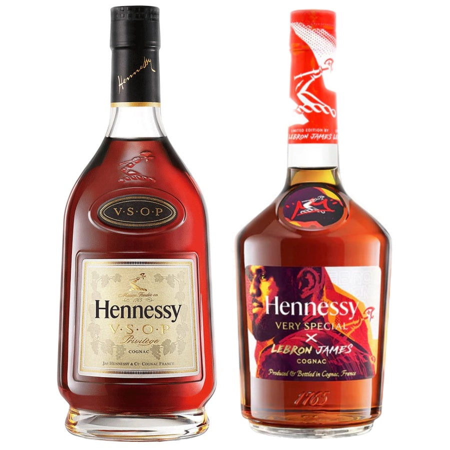 Hennessy Cognac VSOP and Hennessy VS X Lebron James Limited Edition Cognac