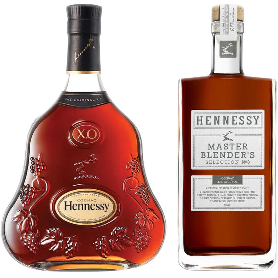 Hennessy Cognac XO and Hennessy Master Blender's Selection No. 3
