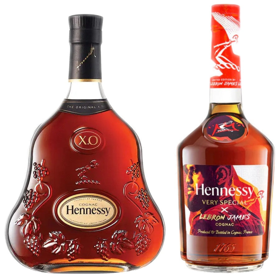 Hennessy Cognac XO and Hennessy VS X Lebron James Limited Edition Cognac
