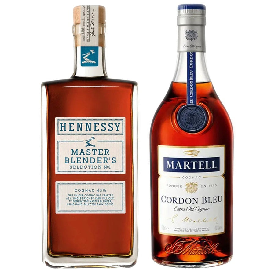 Hennessy Master Blender's Selection No. 1 and Martell Cordon Bleu Cognac