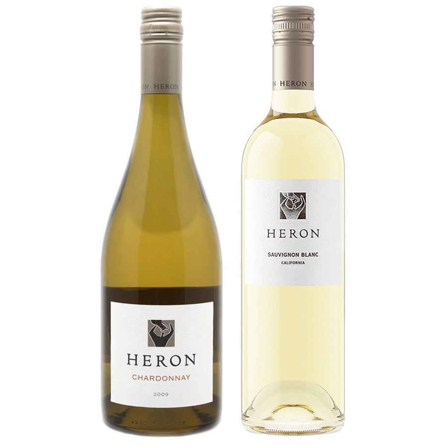 Heron Chardonnay and Heron Sauvignon Blanc