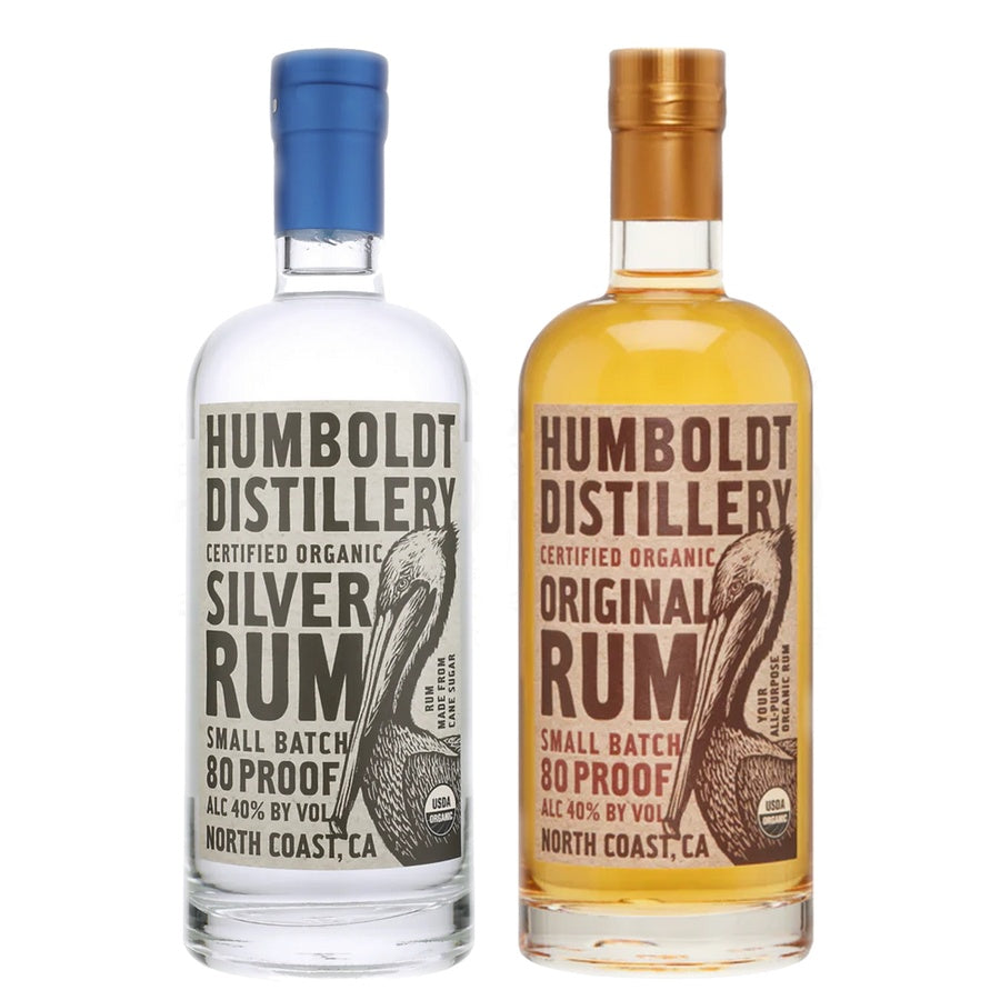 Humboldt Distillery Light Rum Small Batch and Humboldt Distillery Original Rum Small Batch