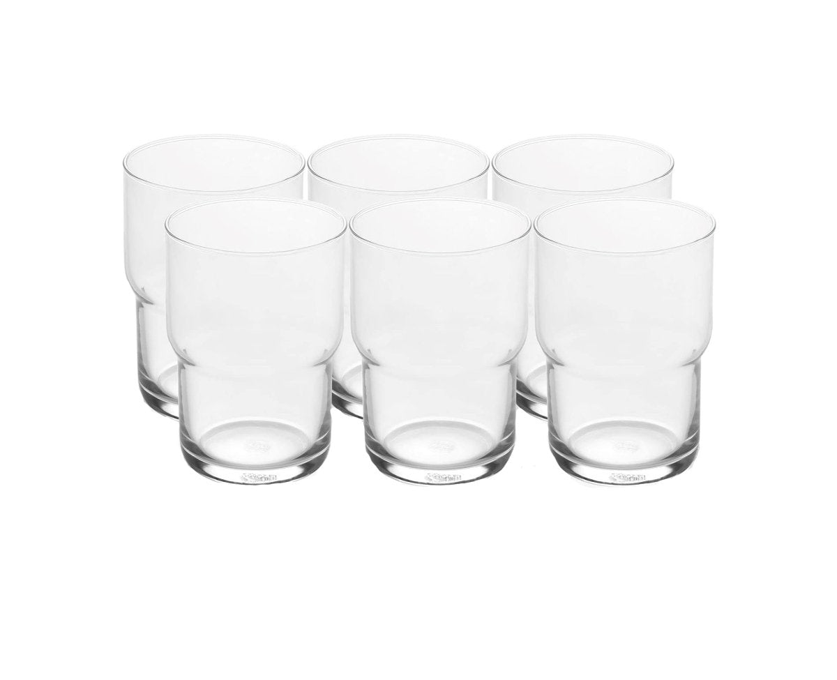 Iced Coffee Glasses - Set of 6 (15oz/21oz) - BottleBuzz
