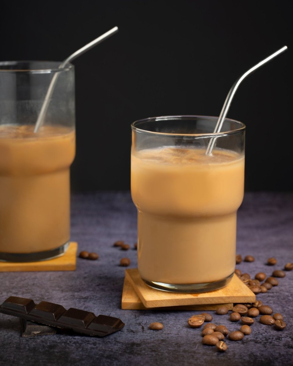 Iced Coffee Glasses - Set of 6 (15oz/21oz) - BottleBuzz