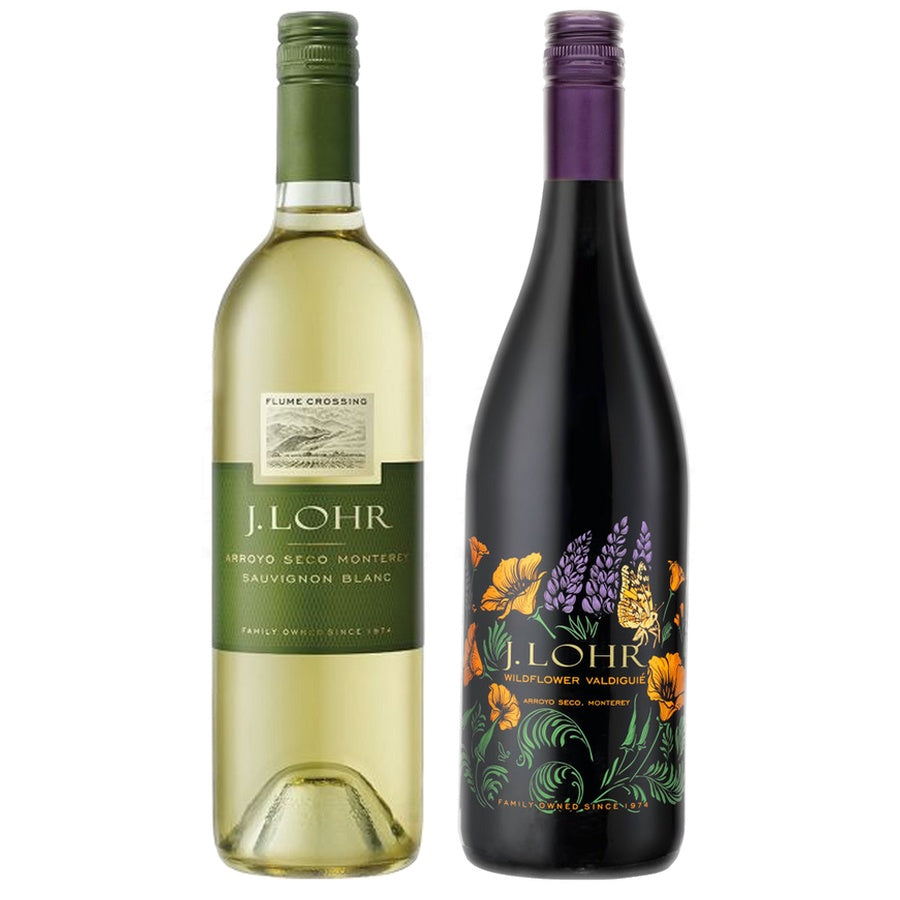 J. Lohr Sauvignon Blanc Flume Crossing and J. Lohr Valdiguie Wildflower