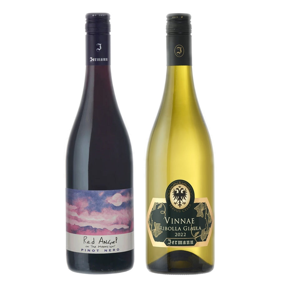 Jermann Pinot Noir Red Angel and Jermann Vinnae Blanc