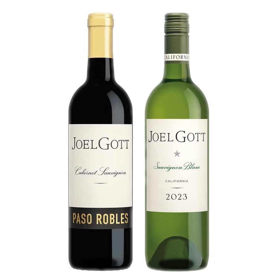 Joel Gott Cabernet Sauvignon Paso Robles and Joel Gott Sauvignon Blanc California