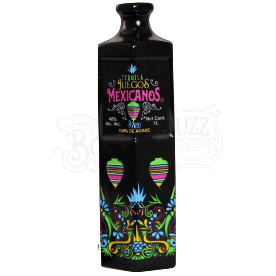 Juegos Mexicanos Añejo Tequila 1 L - BottleBuzz