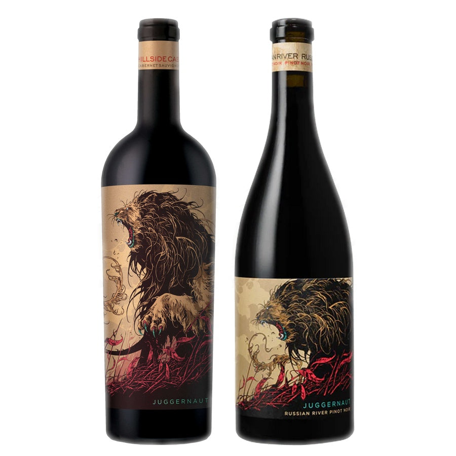 Juggernaut Hillside Cabernet Sauvignon and Juggernaut Pinot Noir