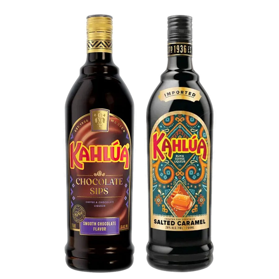 Kahlua Coffee Liqueur Chocolate Sips and Kahlua Coffee Liqueur Salted Caramel