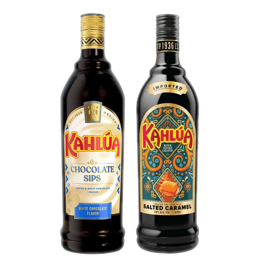 Kahlua Coffee Liqueur Chocolate Sips White and Kahlua Coffee Liqueur Salted Caramel