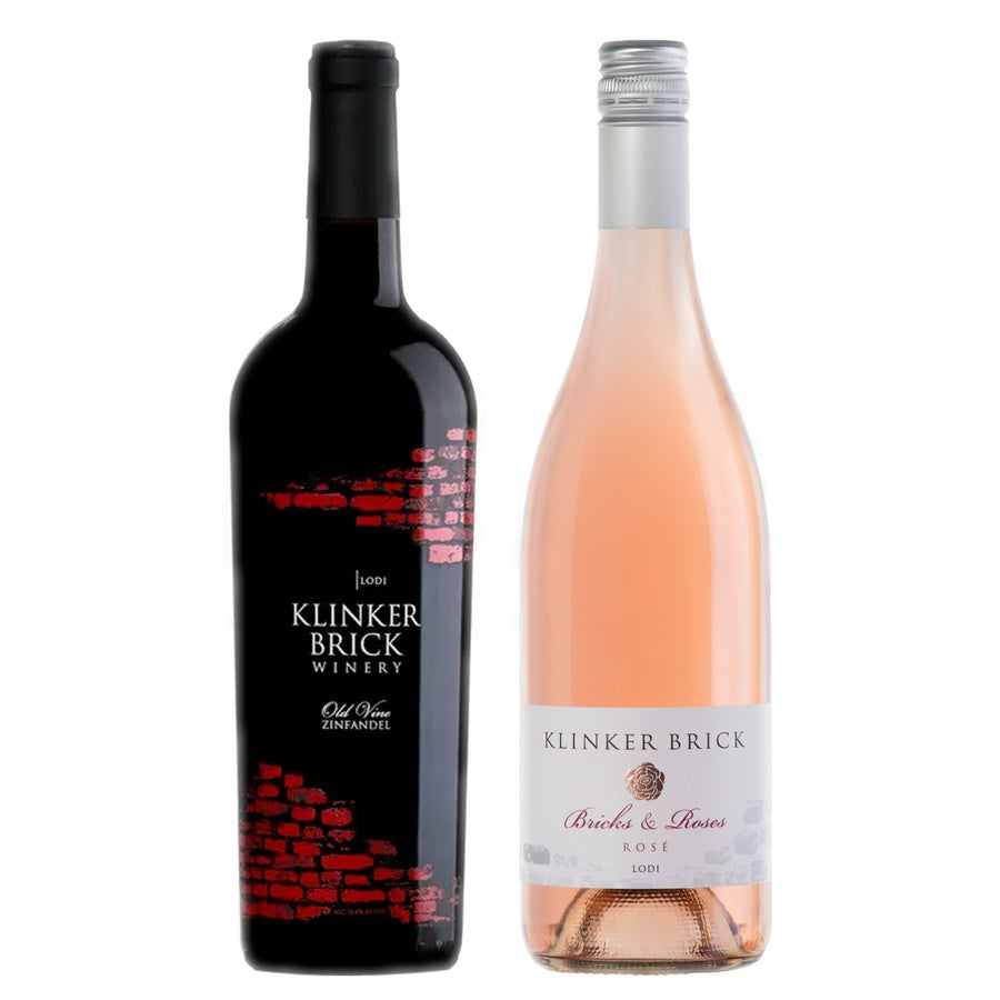 Klinker Brick Old Vine Zinfandel and Klinker Brick Rose