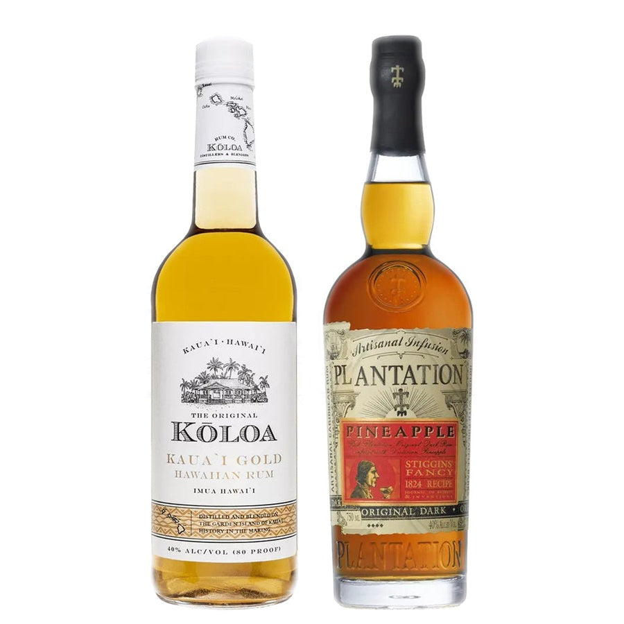 Koloa Kaua'i Gold Rum and Plantation Pineapple Rum