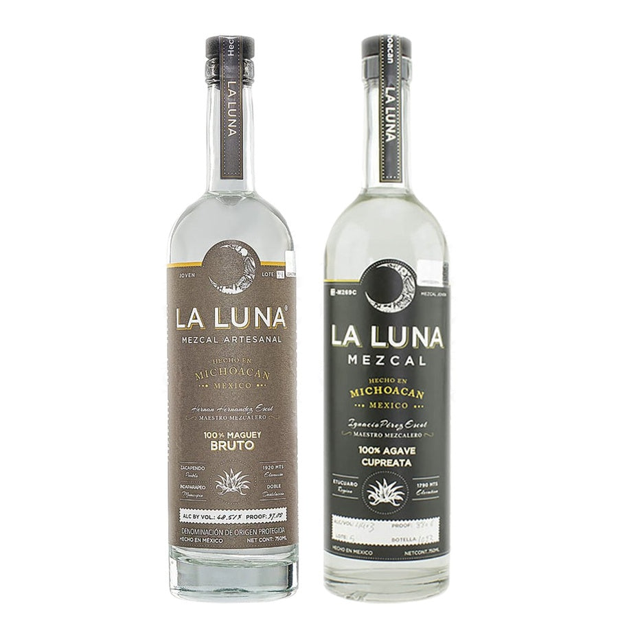 La Luna Mezcal Bruto and La Luna Mezcal Cupreata