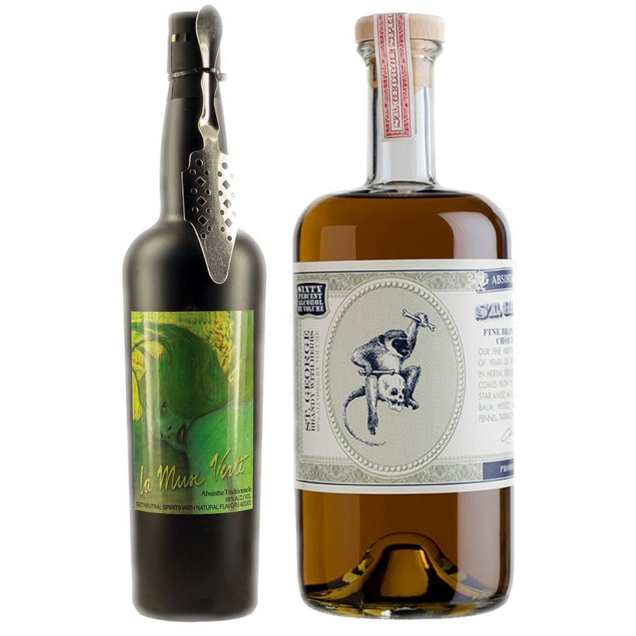 La Muse Verte Absinthe Traditionnelle and St. George Spirits Absinthe Verte