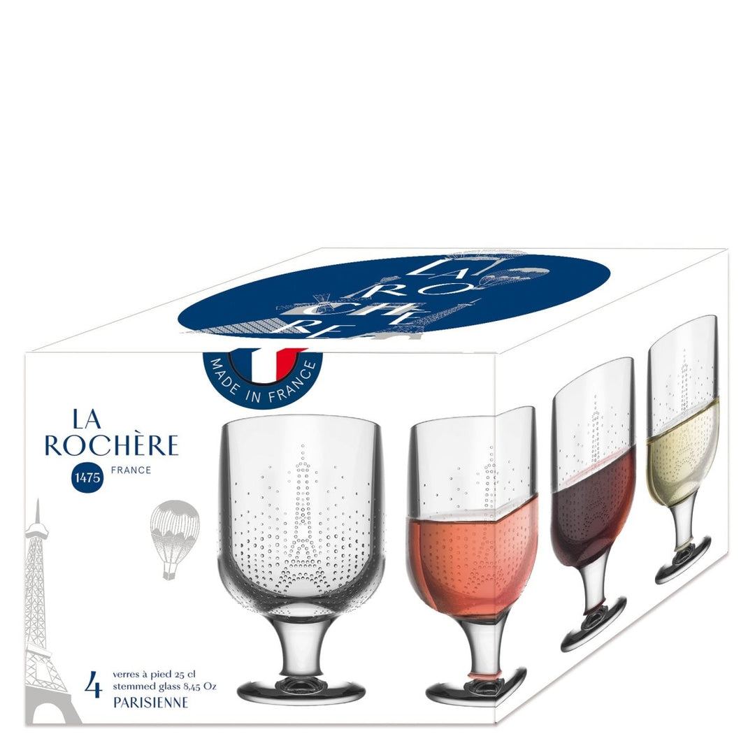 La Rochere Parisienne Wine Glass Set - 4 - BottleBuzz