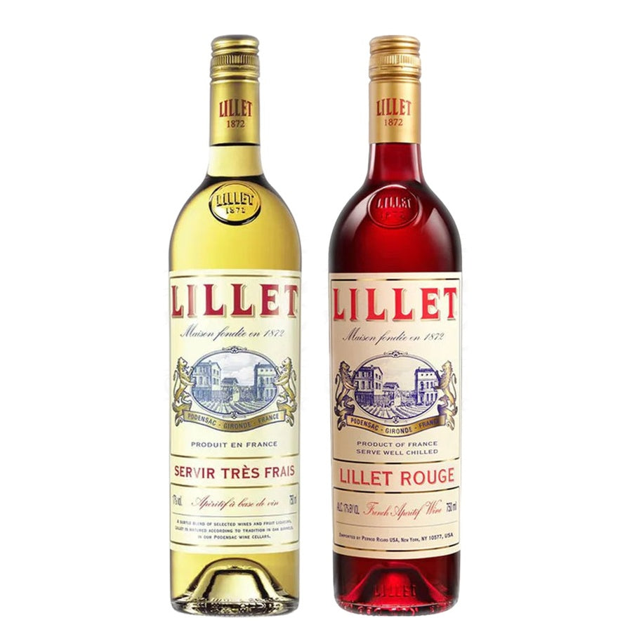 Lillet Aperitif Wine Blanc and Lillet Aperitif Wine Rouge