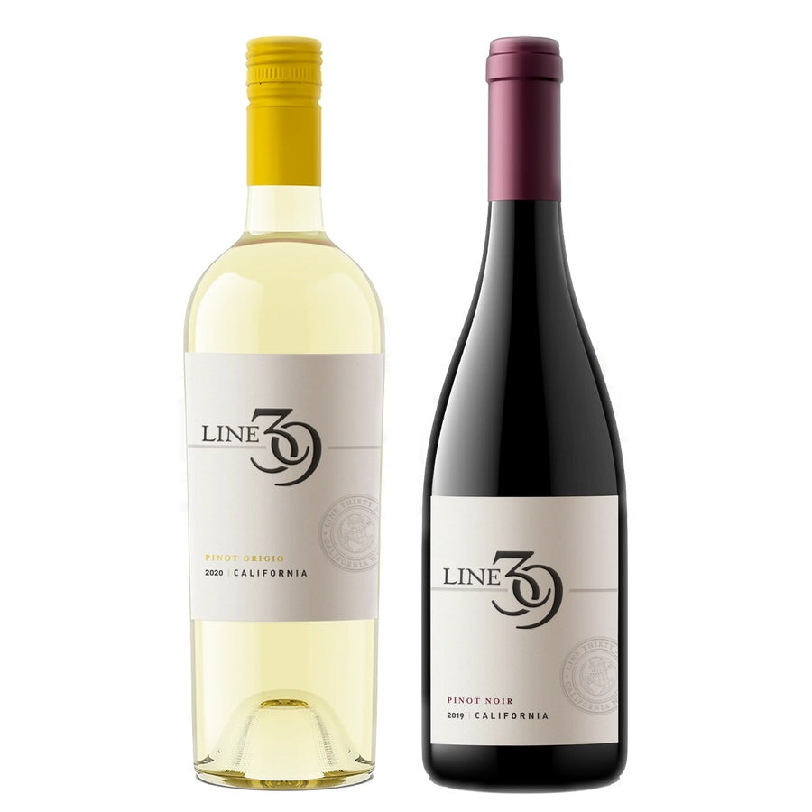 Line 39 Pinot Grigio and Line 39 Pinot Noir