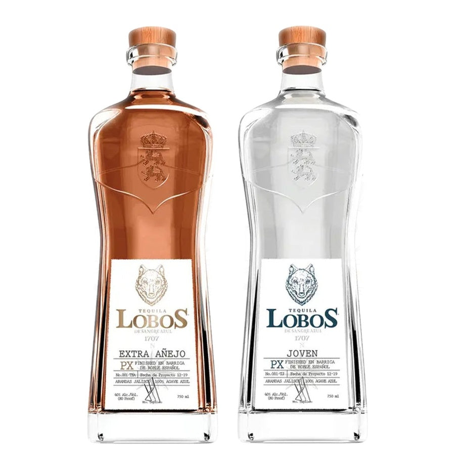 Lobos 1707 Extra Anejo Tequila and Lobos 1707 Joven Tequila