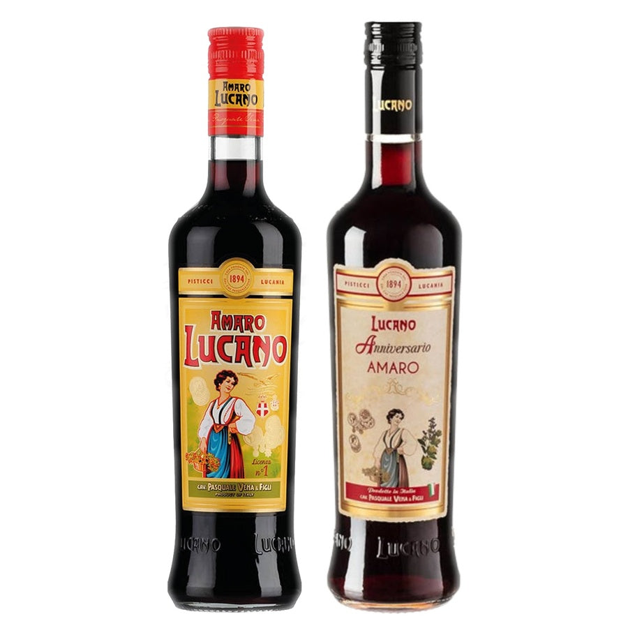 Lucano Amaro Liqueur and Lucano Anniversario Amaro Liqueur