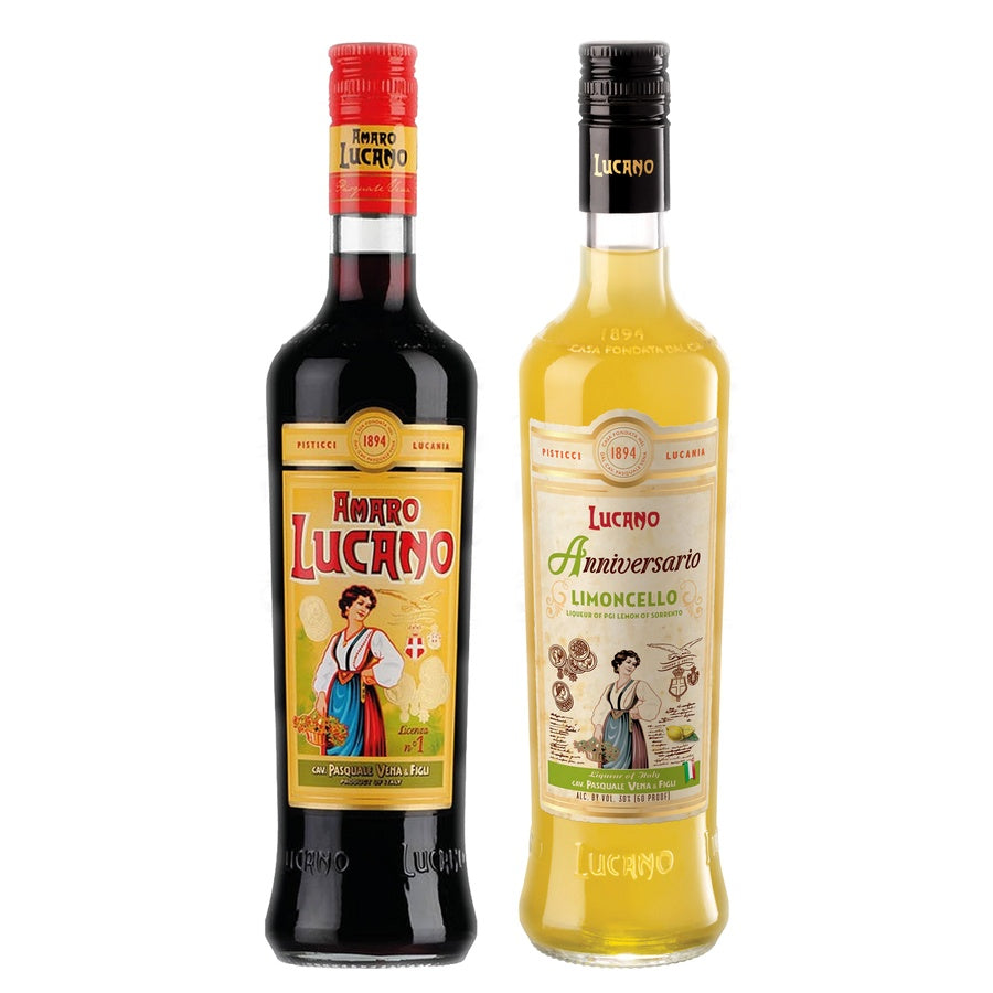 Lucano Amaro Liqueur and Lucano Limoncello