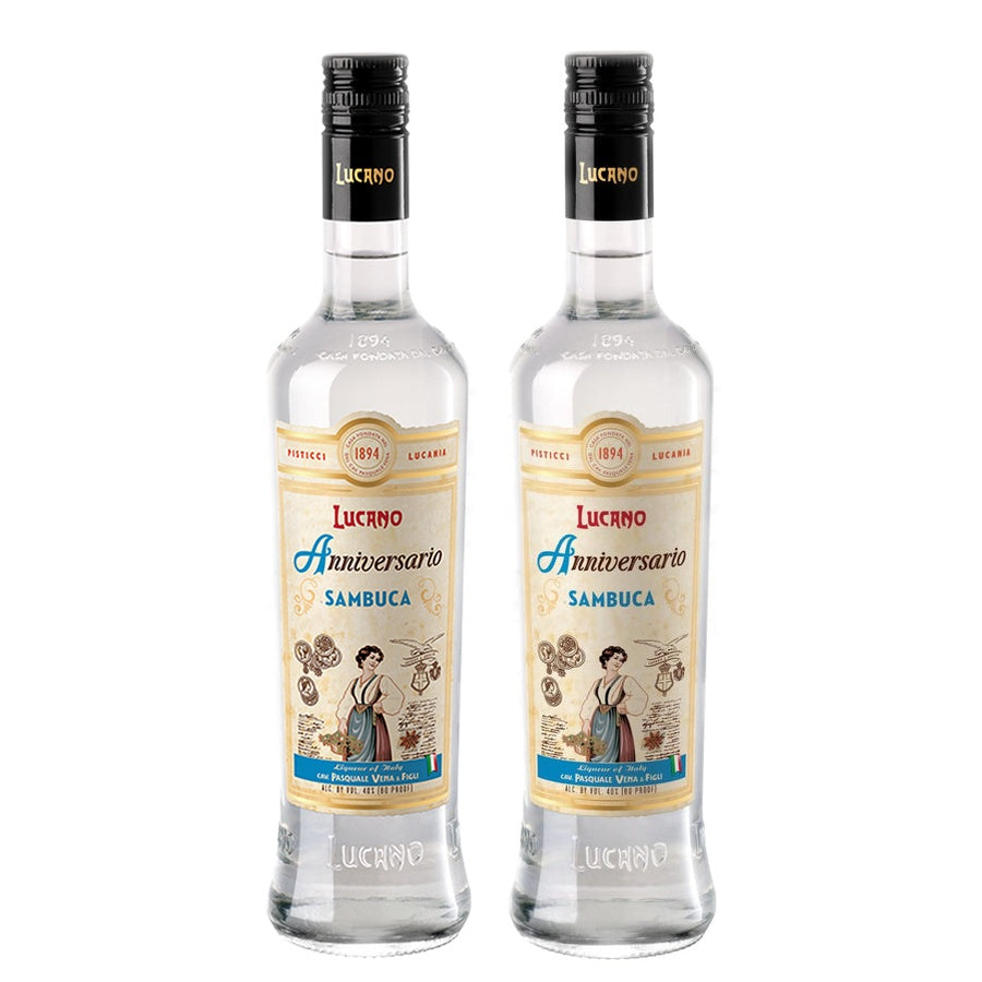 Lucano Sambuca and Lucano Sambuca Anniversario Liqueur