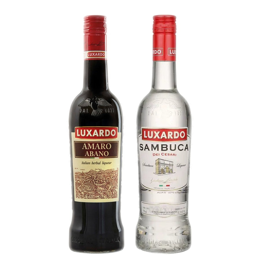 Luxardo Amaro Abano and Luxardo Sambuca De Cesari