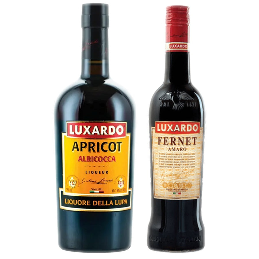 Luxardo Apricot Liqueur and Luxardo Fernet