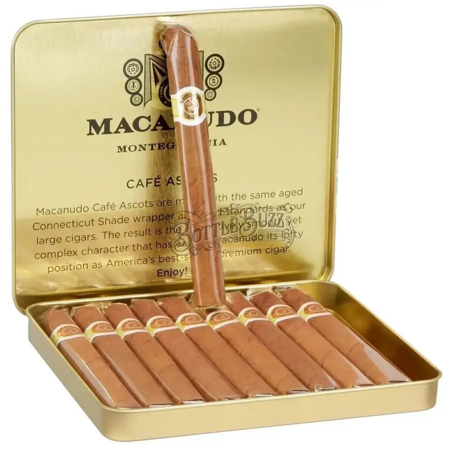 Macanudo Ascots Cafe 10pk Petit Corona (4 1/8x32) - BottleBuzz