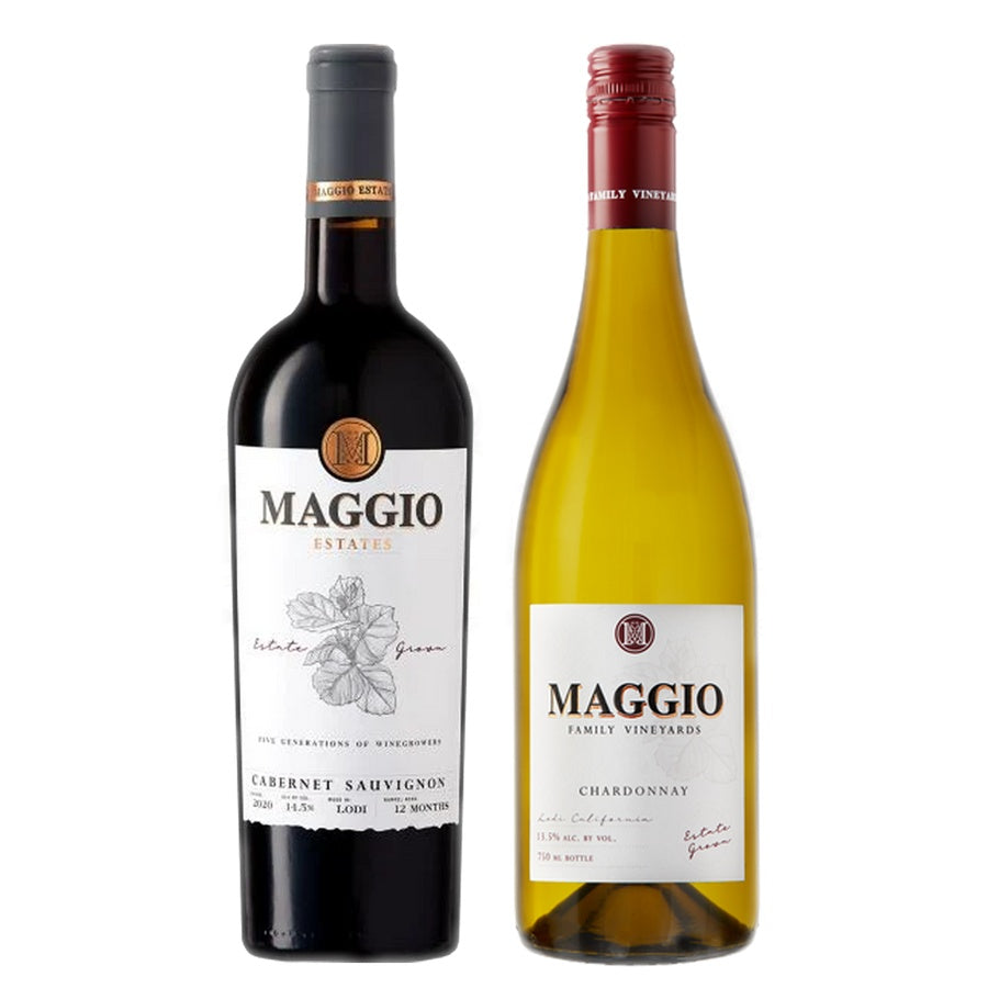 Maggio Cabernet Sauvignon Estate and Maggio Chardonnay
