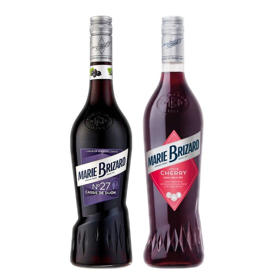 Marie Brizard Creme De Cassis De Dijon and Marie Brizard Jolie Cherry Liqueur
