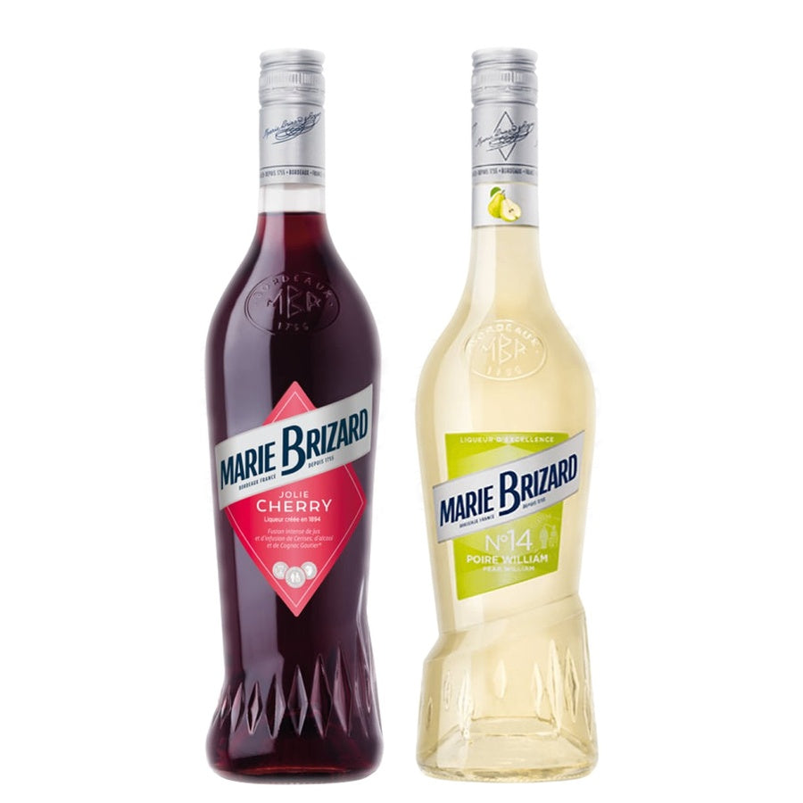 Marie Brizard Jolie Cherry Liqueur and Marie Brizard Pear William Liqueur