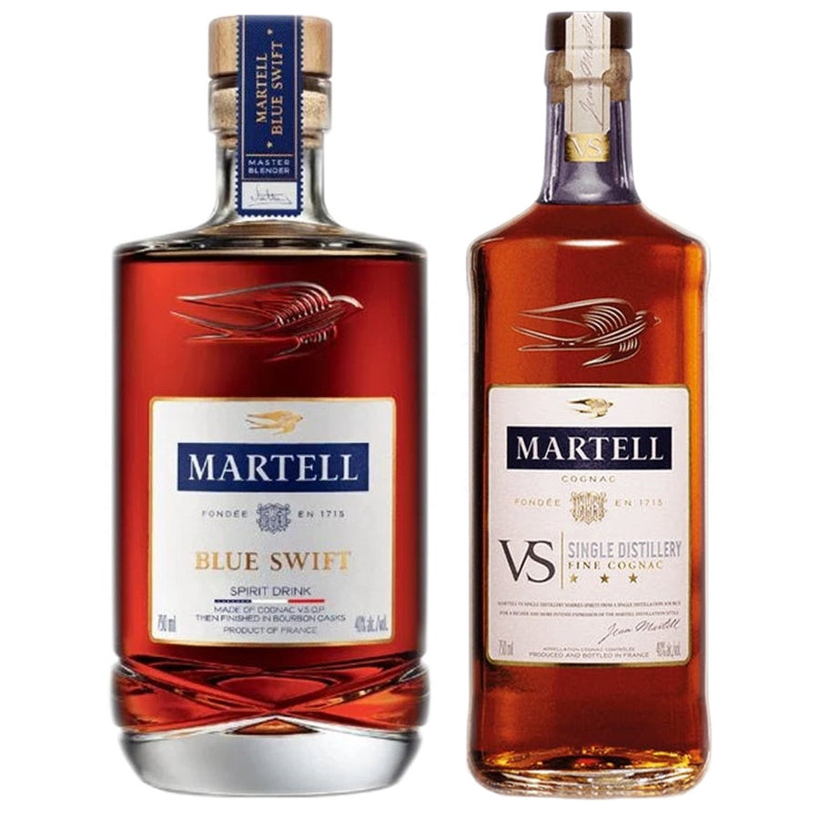 Martell Blue Swift and Martell VS Cognac