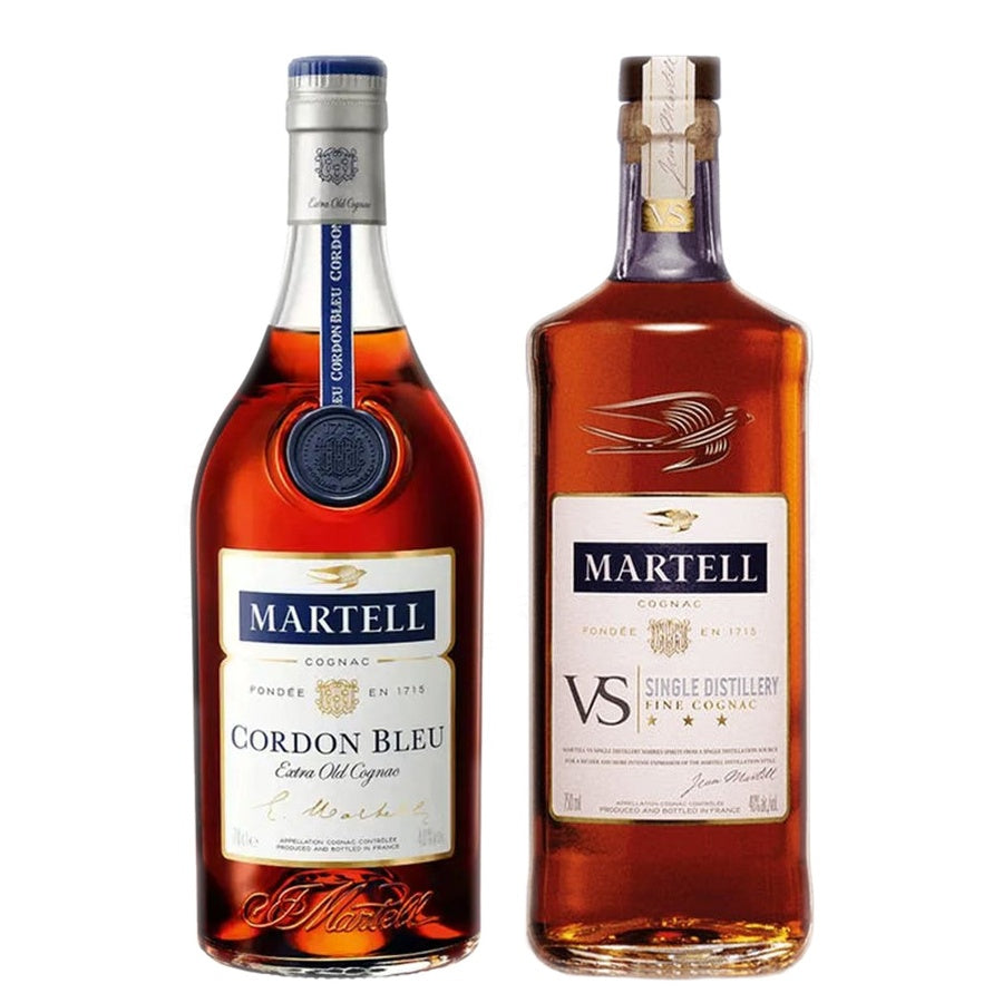 Martell Cordon Bleu Cognac and Martell VS Cognac