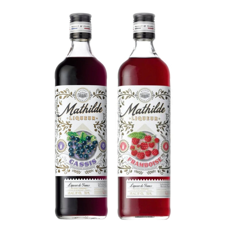 Mathilde Creme De Cassis De La Saintonge and Mathilde Framboise Landes